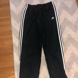 black adidas 90’s track swish pants classic size S
